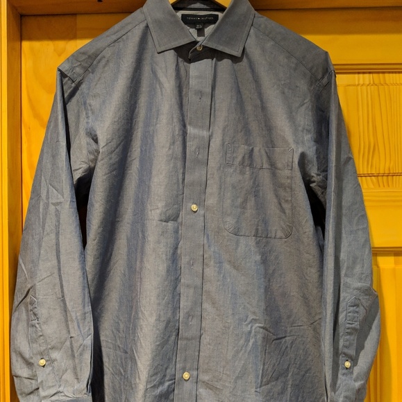 Tommy Hilfiger - Blue Dress Shirt (15.5 / 32-33) - Picture 3 of 3